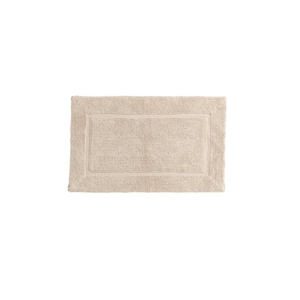 William frott� badem�tte, rektangul�r - beige bomuld (50x80)