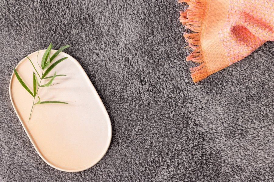 VENTURE DESIGN Ullteppe Ull Bomull - 60*60- -Rund-Mrkegr