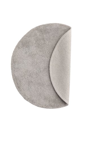 VENTURE DESIGN Valle bademtte, rund - lysegr bomuld (60)