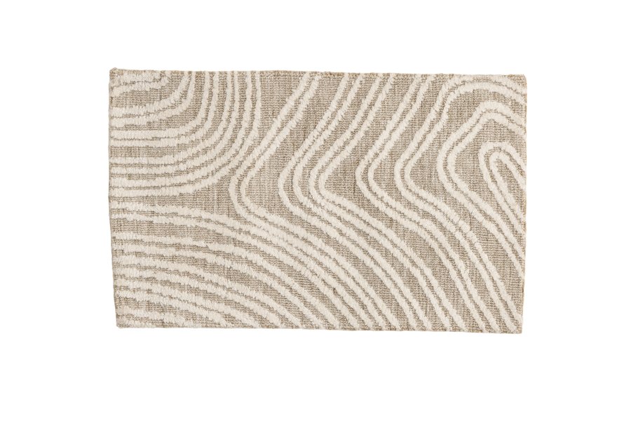 VENTURE DESIGN Vera Carpet Vera Micropolyester - 50*80- -Rektangulr-Elfenbensbeige