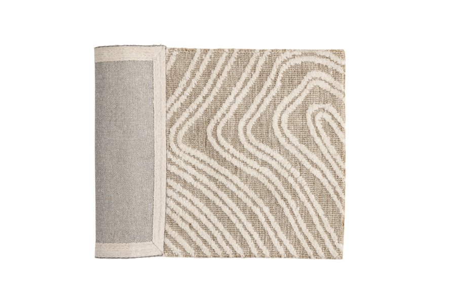 VENTURE DESIGN Vera Carpet Vera Micropolyester - 50*80- -Rektangulr-Elfenbensbeige