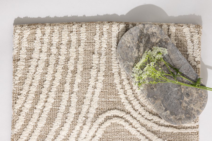 VENTURE DESIGN Vera Carpet Vera Micropolyester - 50*80- -Rektangulr-Elfenbensbeige