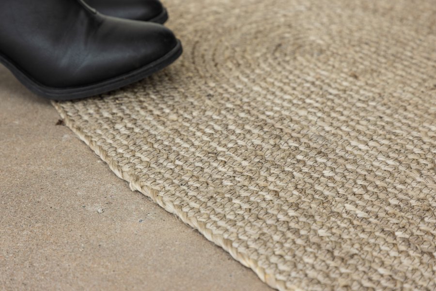 VENTURE DESIGN Oliver Teppe Oliver Jute - 50*90- -Oval -Natur