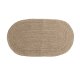 VENTURE DESIGN Oliver Teppe Oliver Jute - 50*90- -Oval -Natur