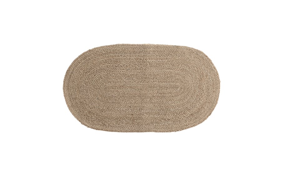 VENTURE DESIGN Oliver Teppe Oliver Jute - 50*90- -Oval -Natur