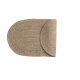 VENTURE DESIGN Oliver Teppe Oliver Jute - 50*90- -Oval -Natur