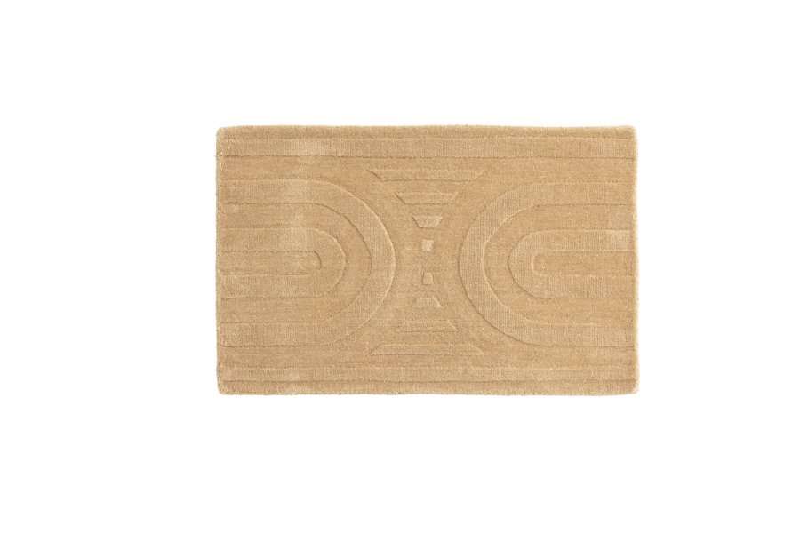 VENTURE DESIGN Nora bademtte, rektangulr - beige uld (50x80)