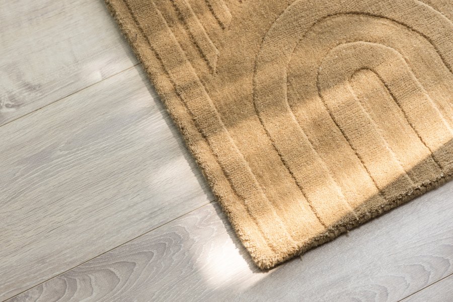 VENTURE DESIGN Nora bademtte, rektangulr - beige uld (50x80)