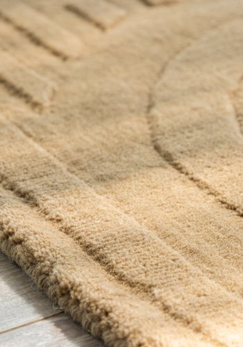 VENTURE DESIGN Nora bademtte, rektangulr - beige uld (50x80)