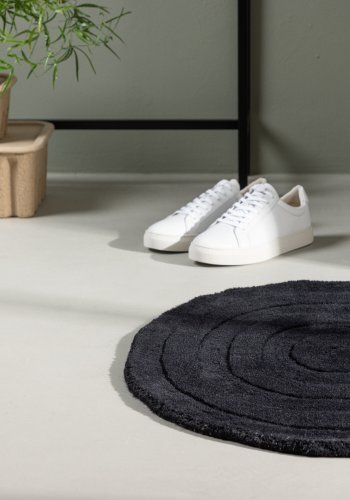 VENTURE DESIGN Nora Teppe Nora Ull - 50*80- -Halvmne-Sort