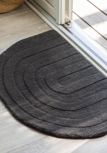 VENTURE DESIGN Nora Teppe Nora Ull - 50*80- -Halvmne-Kul