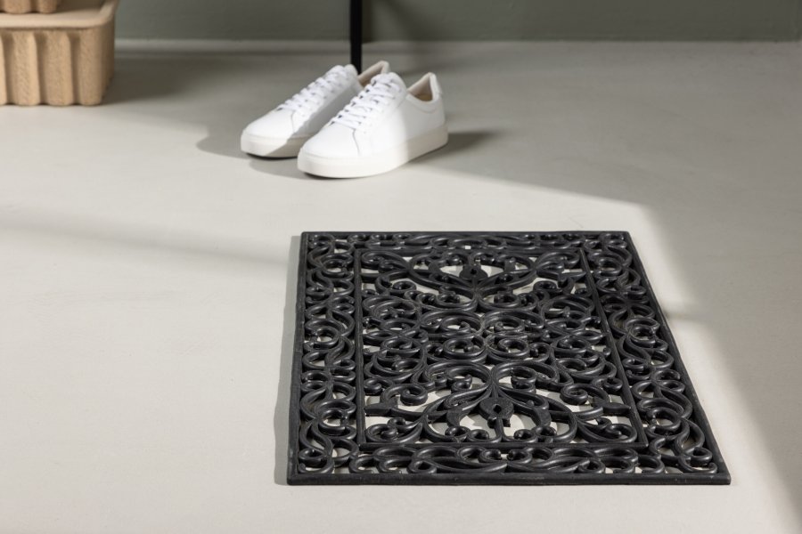 VENTURE DESIGN Mats drmtte, rektangulr - sort gummi (45x75)