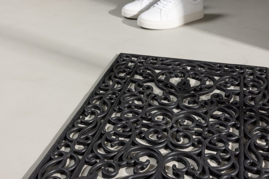 VENTURE DESIGN Mats drmtte, rektangulr - sort gummi (45x75)