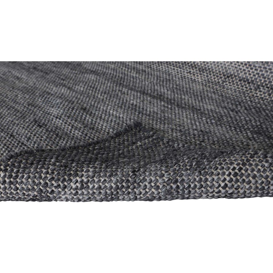 VENTURE DESIGN Devi-teppe - grafittgr polyester og bomull (170x240)