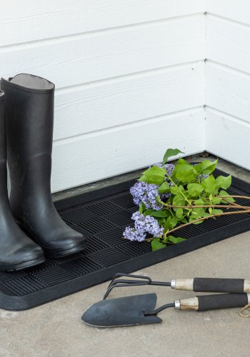 VENTURE DESIGN Gsta Teppe Gsta Gummi - 45*75- -Rektangulr-Sort