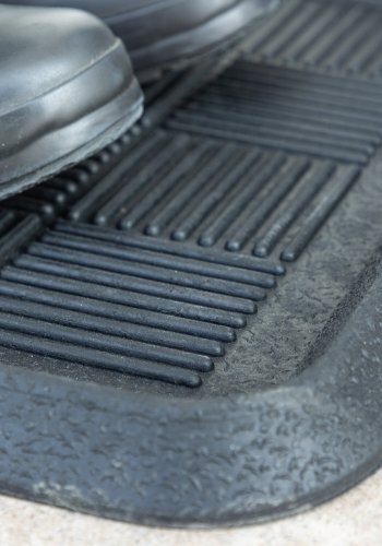 VENTURE DESIGN Gsta Teppe Gsta Gummi - 45*75- -Rektangulr-Sort