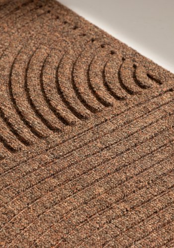 VENTURE DESIGN Valentino drmatte, rektangulr - natur/svart gummi/PP (60x90)