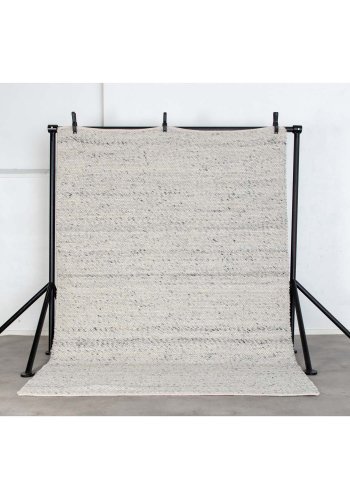 VENTURE DESIGN Ganga teppe - elfenbensull og bomull (200x300)