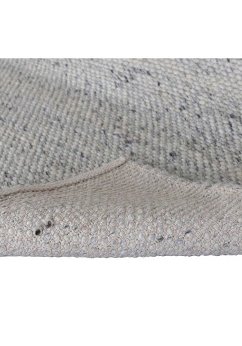 VENTURE DESIGN Ganga teppe - elfenbensull og bomull (200x300)