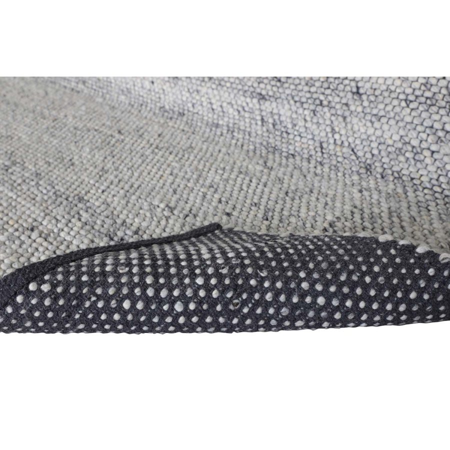 VENTURE DESIGN Ganga-Teppich – graue Wolle und Baumwolle (200 x 300)