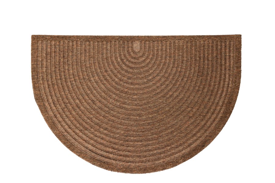 VENTURE DESIGN Teodor Teodor Teodor 50% Gummi 50% PP - 60*90- -Rektangulrt-Naturlig/Sort