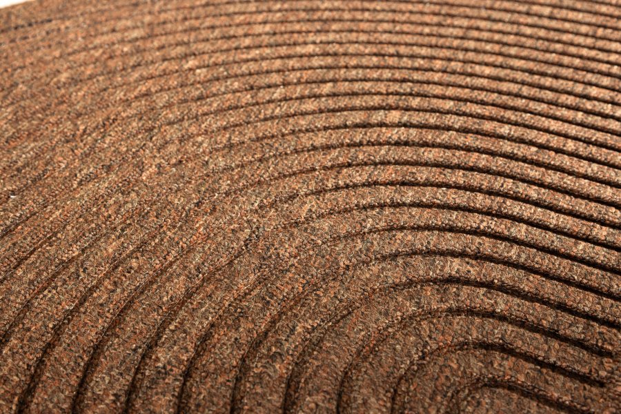 VENTURE DESIGN Teodor Teodor Teodor 50% Gummi 50% PP - 60*90- -Rektangulrt-Naturlig/Sort