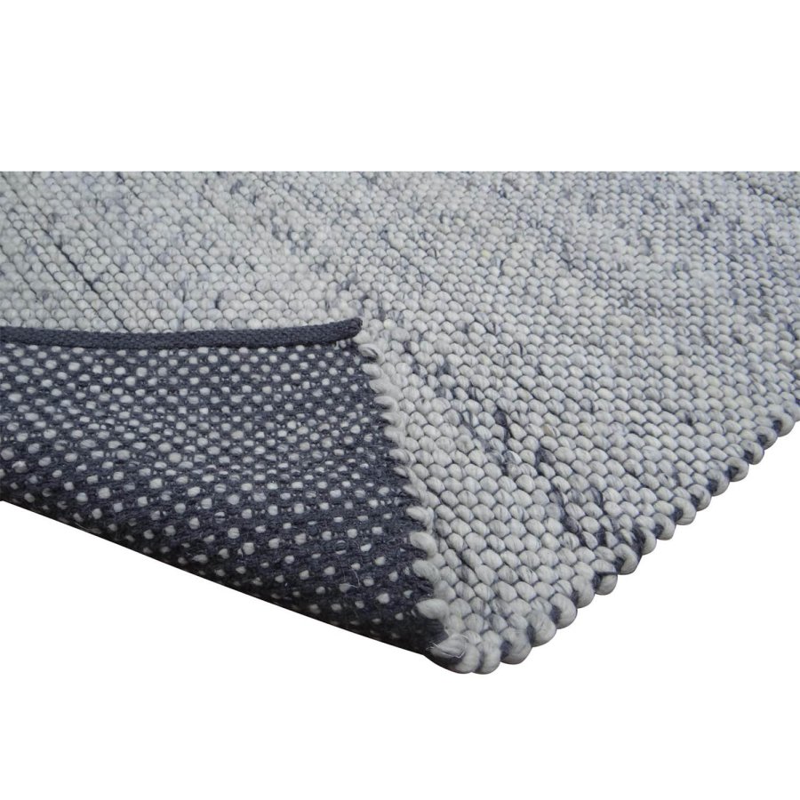 VENTURE DESIGN Ganga-Teppich – Silberwolle und Baumwolle (250 x 350)