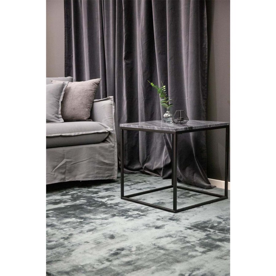 VENTURE DESIGN Indra-teppe - grafittgr viskose og bomull (170x240)