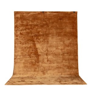 VENTURE DESIGN Indra-teppe - sennepsgul viskose og bomull (170x240)