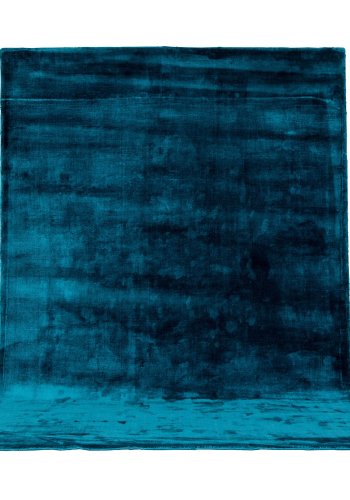 VENTURE DESIGN Indra-teppe - turkis viskose og bomull (170x240)