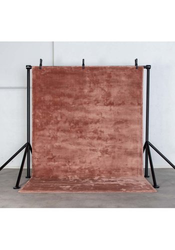 VENTURE DESIGN Indra-teppe - rosa viskose og bomull (170x240)