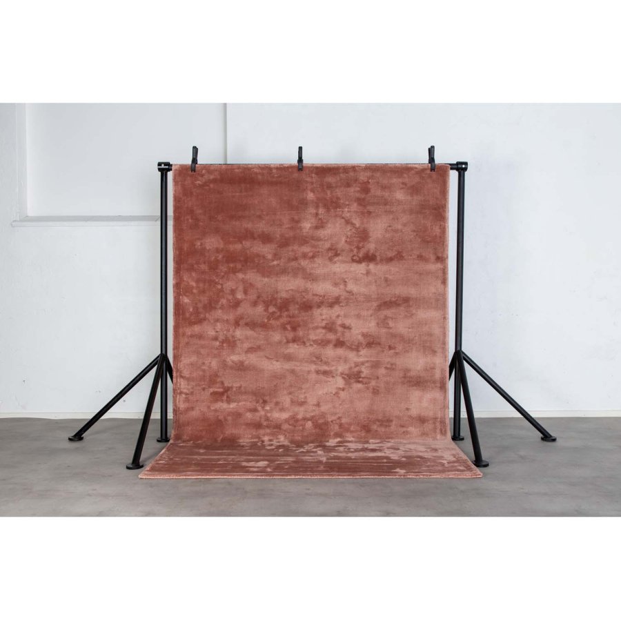 VENTURE DESIGN Indra-teppe - rosa viskose og bomull (170x240)