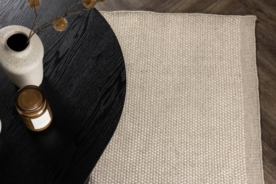 VENTURE DESIGN Vilma Teppe Vilma Ull & Bomull - 290*200- -Rektangulr-Beige