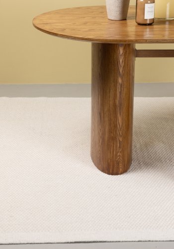 VENTURE DESIGN Vilma Teppe Vilma Ull & Bomull - 290*200- -Rektangulrt-Offwhite