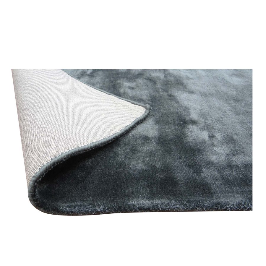 VENTURE DESIGN Indra-teppe - grafittgr viskose og bomull (200x300)