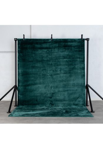 VENTURE DESIGN Indra-teppe - grnn viskose og bomull (200x300)