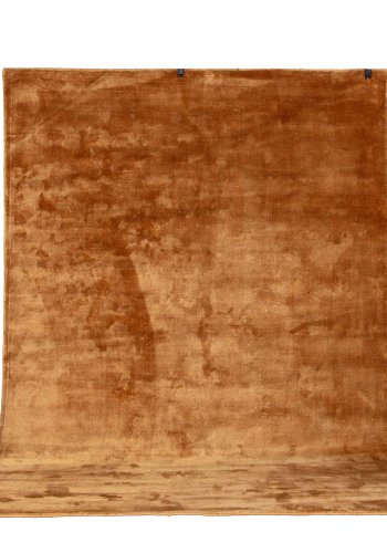 VENTURE DESIGN Indra-teppe - sennepsgul viskose og bomull (200x300)