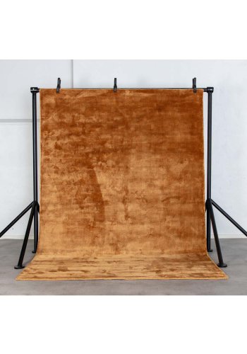 VENTURE DESIGN Indra-teppe - sennepsgul viskose og bomull (200x300)