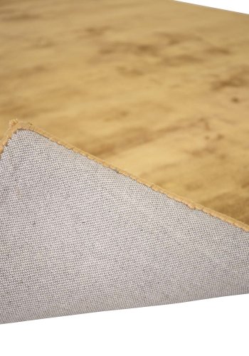 VENTURE DESIGN Indra-teppe - sennepsgul viskose og bomull (200x300)