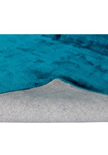 VENTURE DESIGN Indra-teppe - turkis viskose og bomull (200x300)