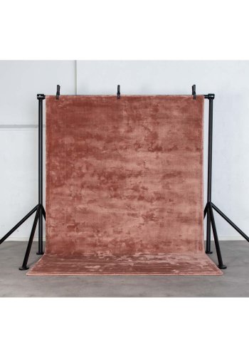 VENTURE DESIGN Indra-teppe - rosa viskose og bomull (200x300)