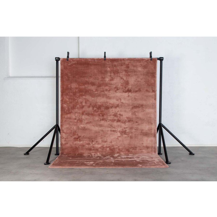 VENTURE DESIGN Indra-teppe - rosa viskose og bomull (200x300)