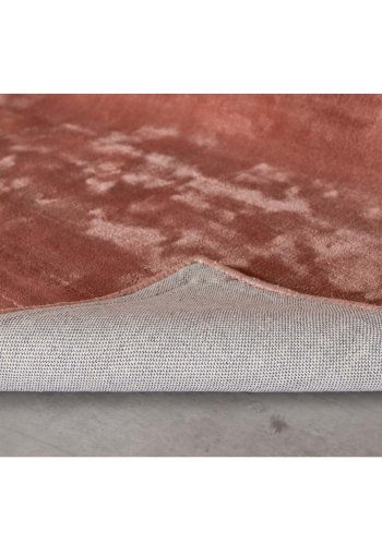 VENTURE DESIGN Indra-teppe - rosa viskose og bomull (200x300)