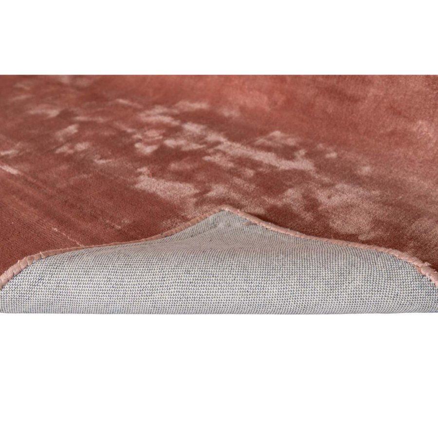 VENTURE DESIGN Indra-teppe - rosa viskose og bomull (200x300)