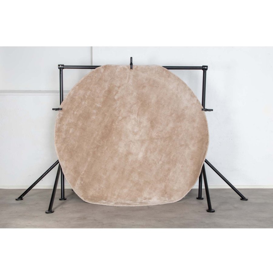 VENTURE DESIGN Indra-teppe - beige viskose og bomull (200)