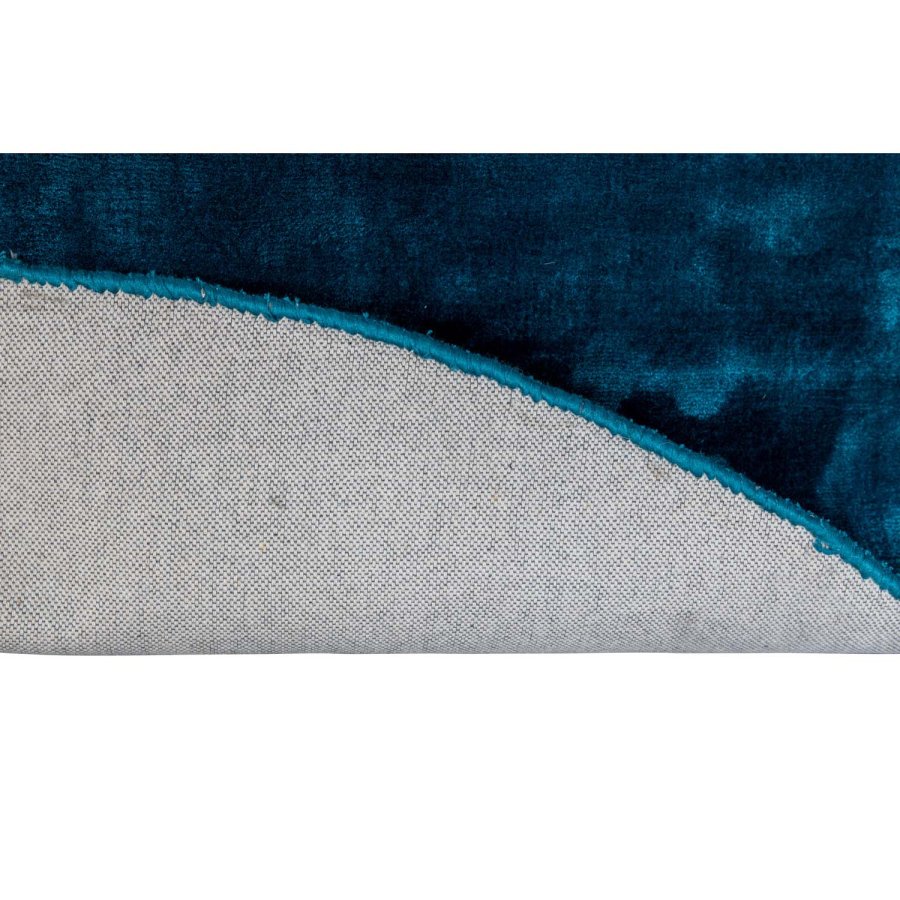 VENTURE DESIGN Indra-teppe - turkis viskose og bomull (200)