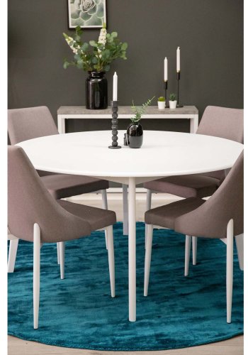 VENTURE DESIGN Indra-teppe - turkis viskose og bomull (200)