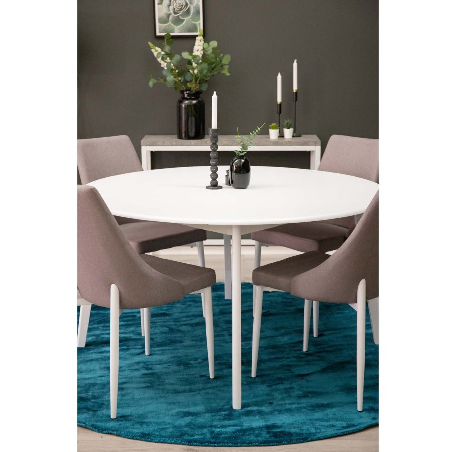 VENTURE DESIGN Indra-teppe - turkis viskose og bomull (200)