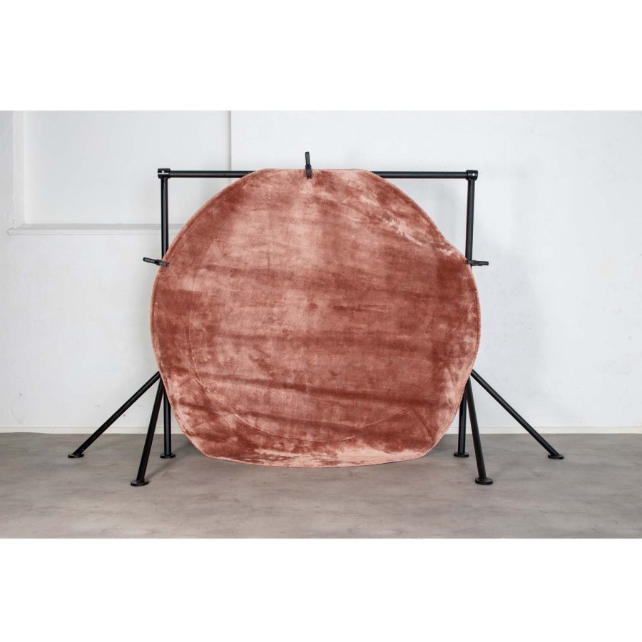 VENTURE DESIGN Indra-teppe - rosa viskose og bomull (200)