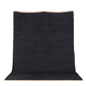 VENTURE DESIGN Kali teppe - svart jute (170x240) 